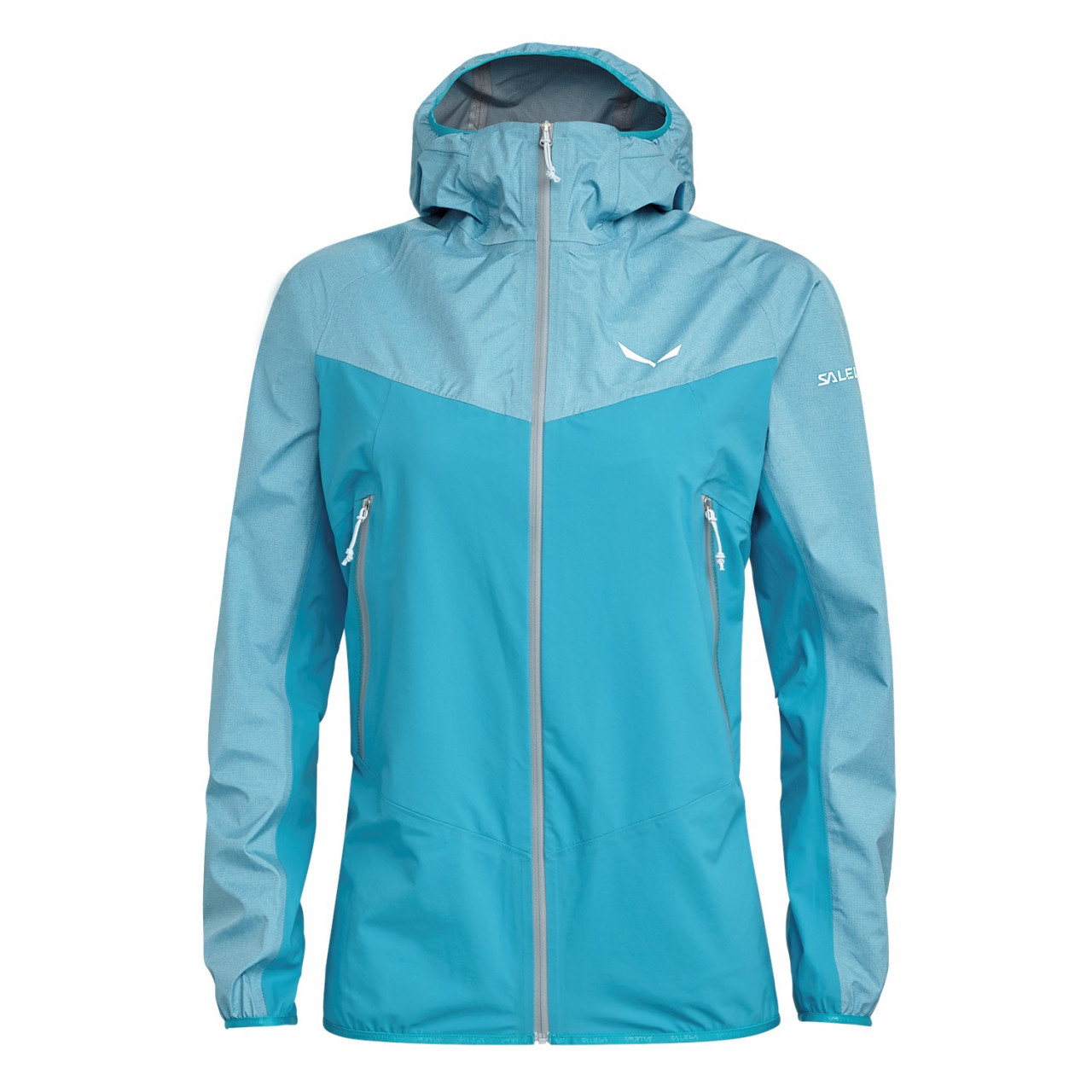 Chaqueta Hardshell Mujer Chile - Salewa Agner Powertex - Azules - RYZW-67834